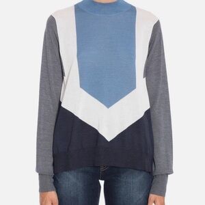 STELLA MCCARTNEY size 40 color block sweater